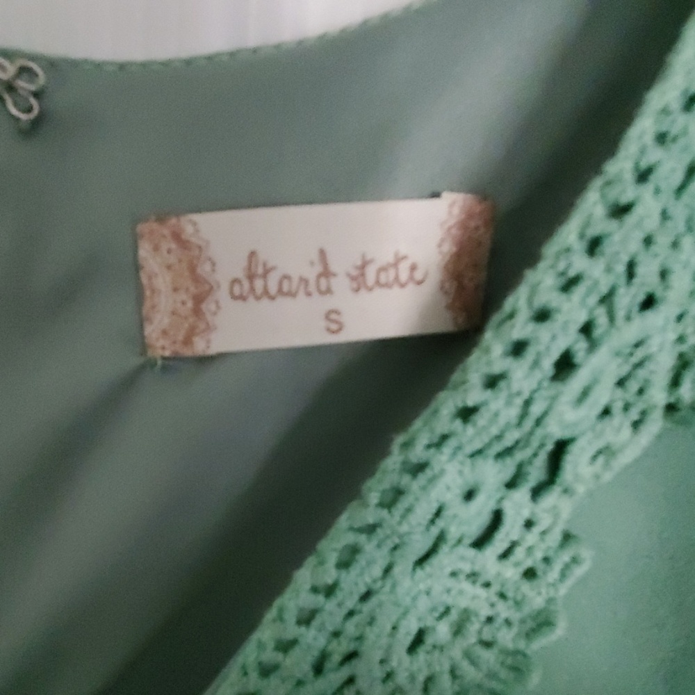 Altar'd State Embroidered Romper EUC